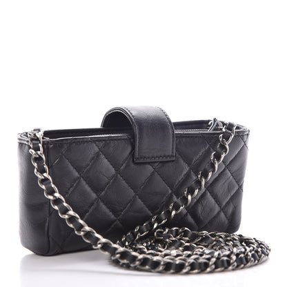 Chanel Aged Calfskin Lucky Charms 2.55 Reissue Mini Clutch With Chain Black 3 of 10