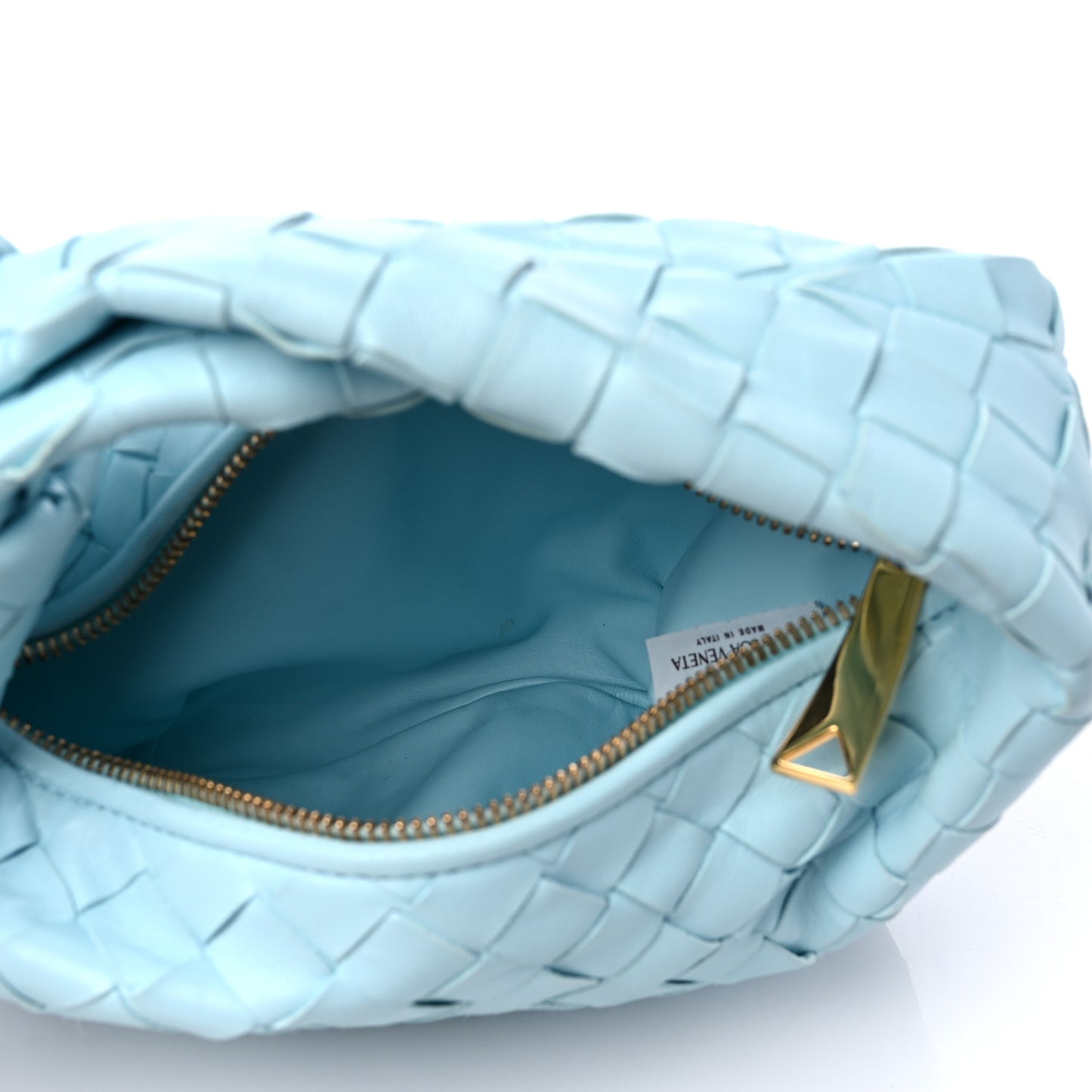 Nappa Intrecciato Mini Jodie Teal Washed