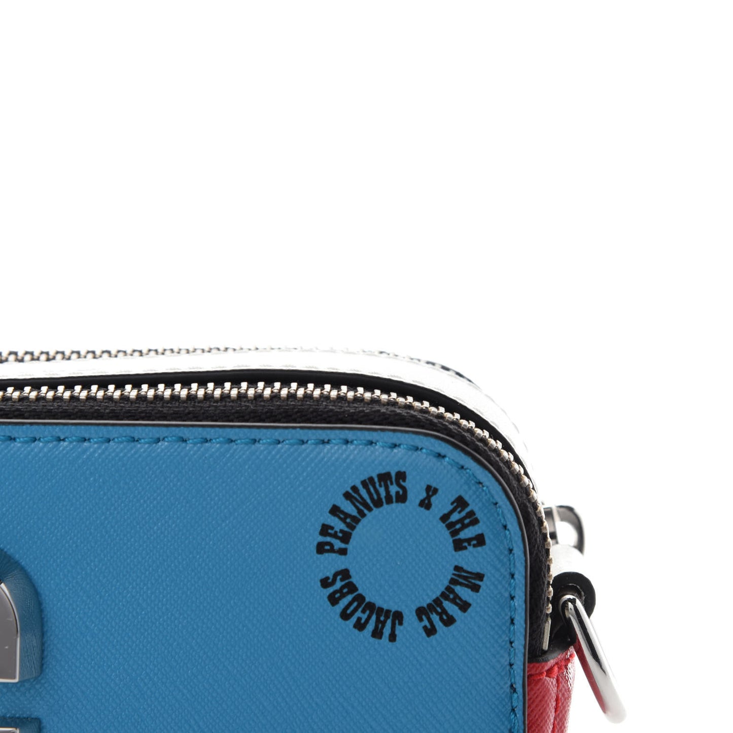 X Peanuts Saffiano Small Lucy Snapshot Camera Bag Blue Multi
