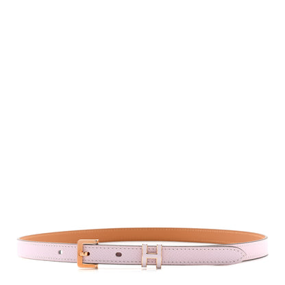 Hermes Epsom 15mm Pop H Belt 70 28 Mauve Pale 1 of 9