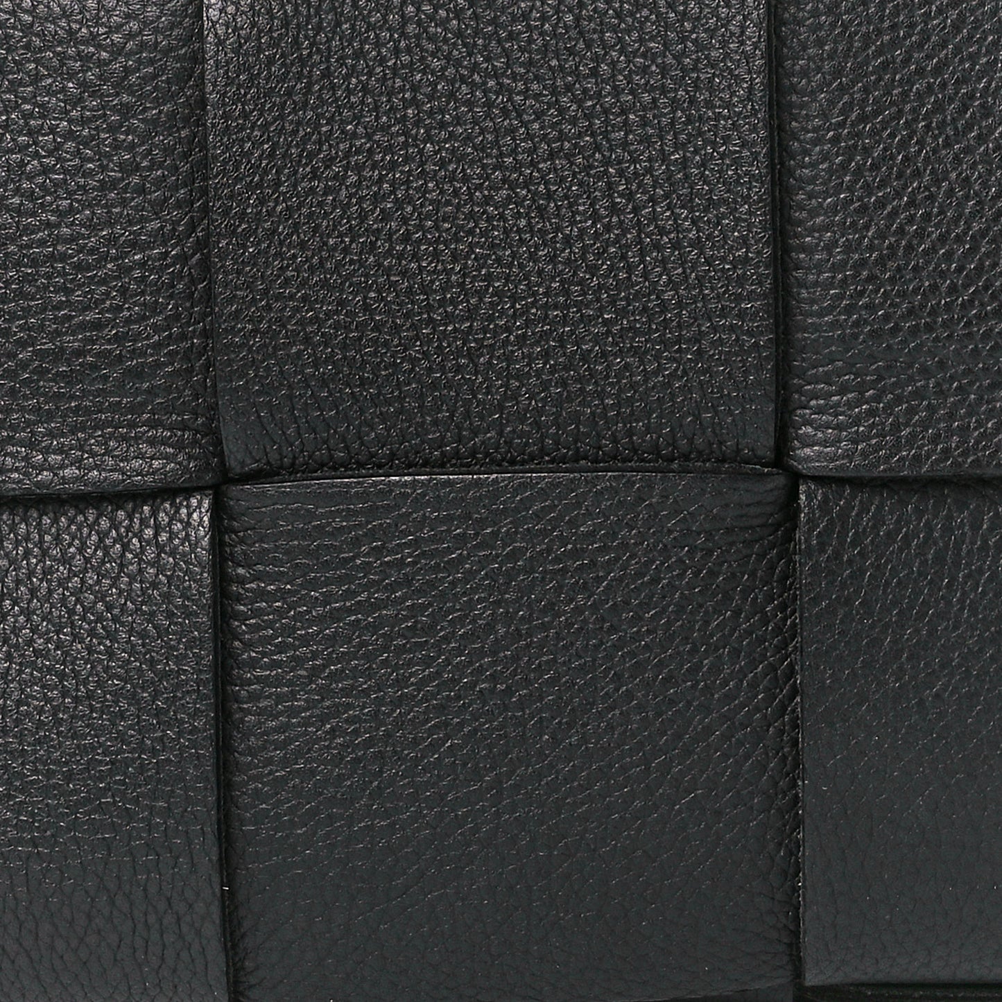 Grained Calfskin Maxi Intrecciato Mini Arco Tote Black