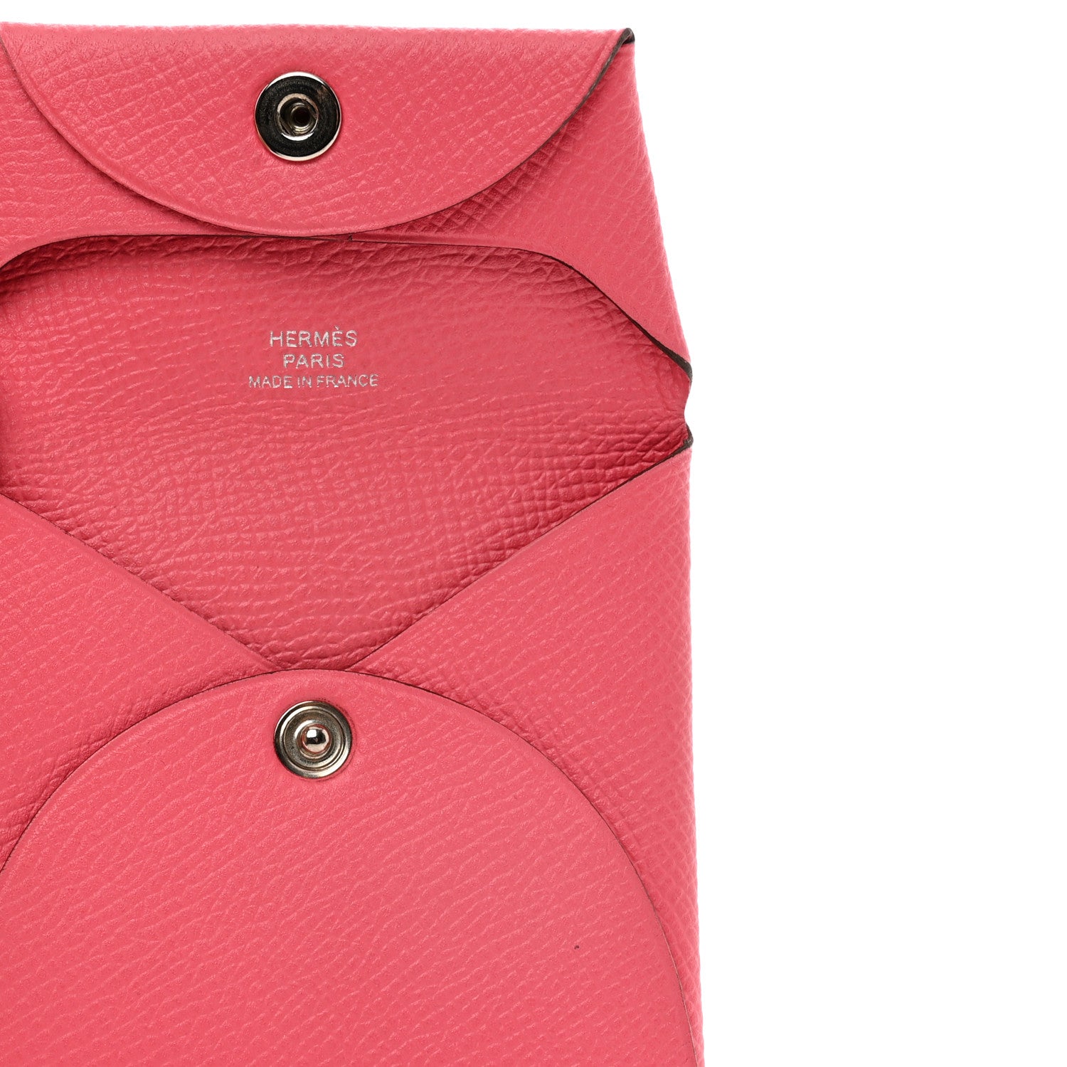 Hermes Epsom Bastia Coin Purse Rose Azalee 6 of 6