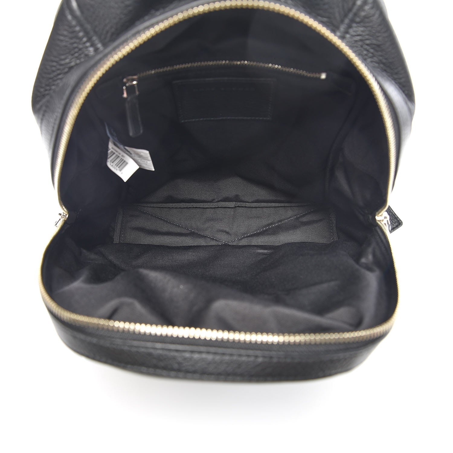 Marc Jacobs Pebbled Calfskin Biker Backpack Black 5 of 10
