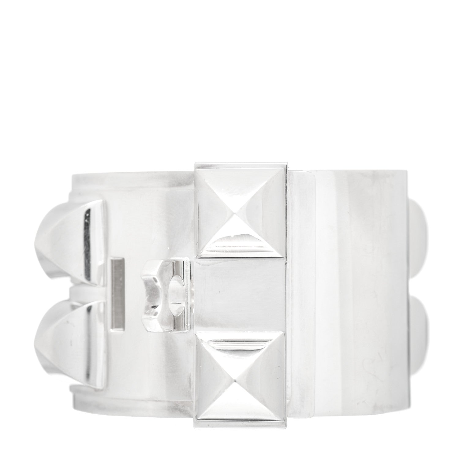 Hermes Sterling Silver Collier De Chien Bracelet 3 of 4