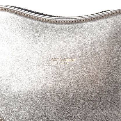 Saint Laurent Metallic Calfskin Heart Monogram Crossbody Pale Gold 8 of 10