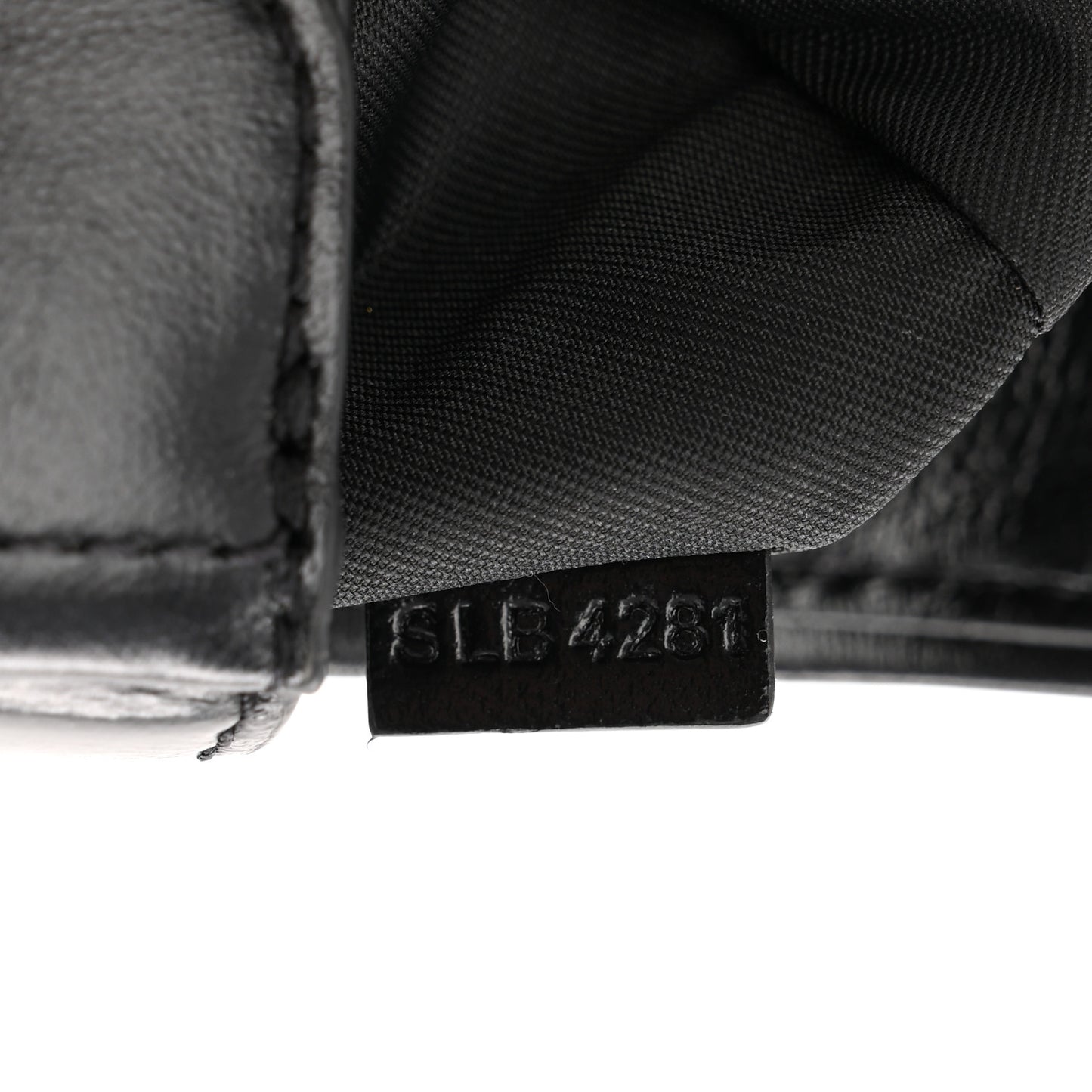 Lambskin Mini The Glam Shot Bag Black