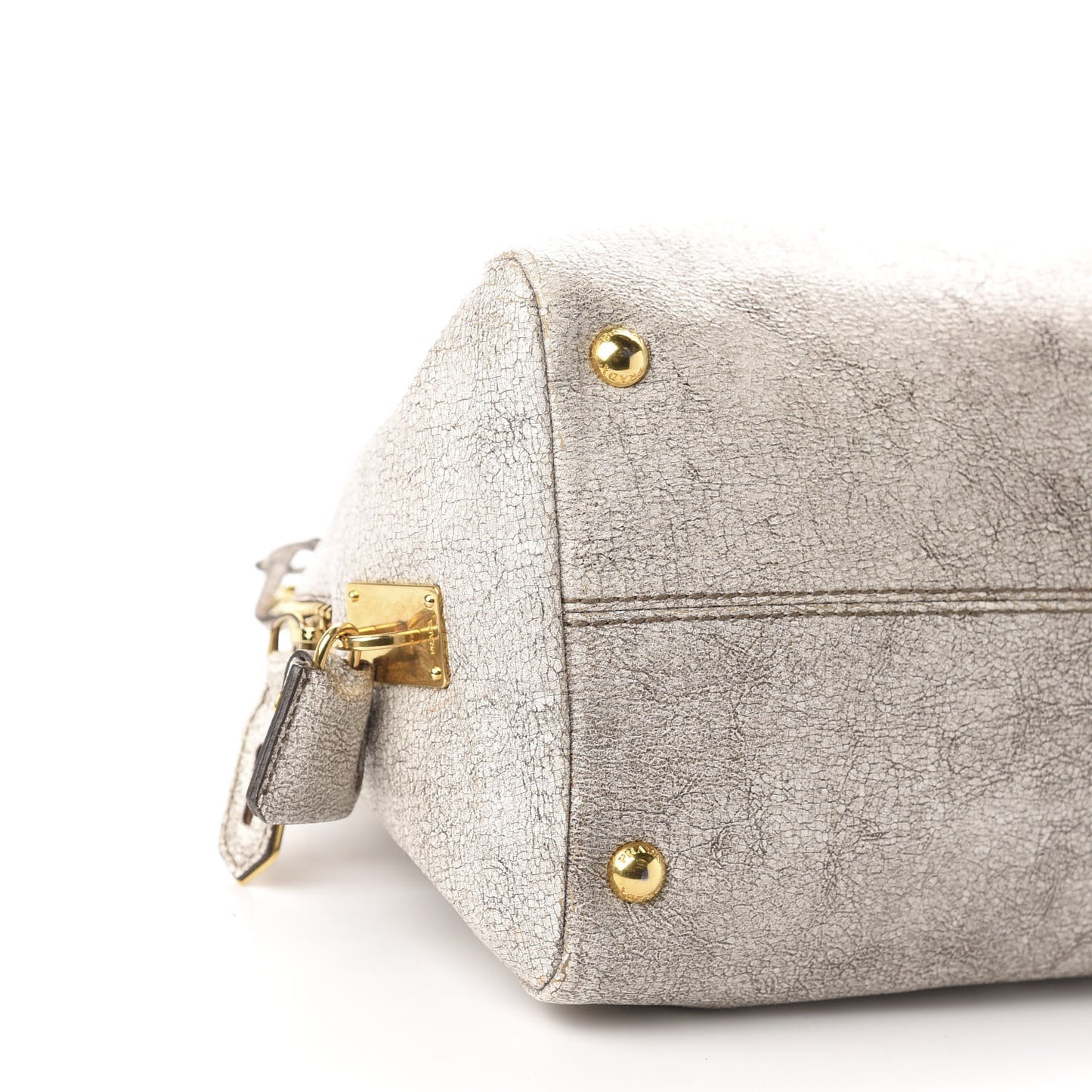 Craquele Shoulder Bag Talco