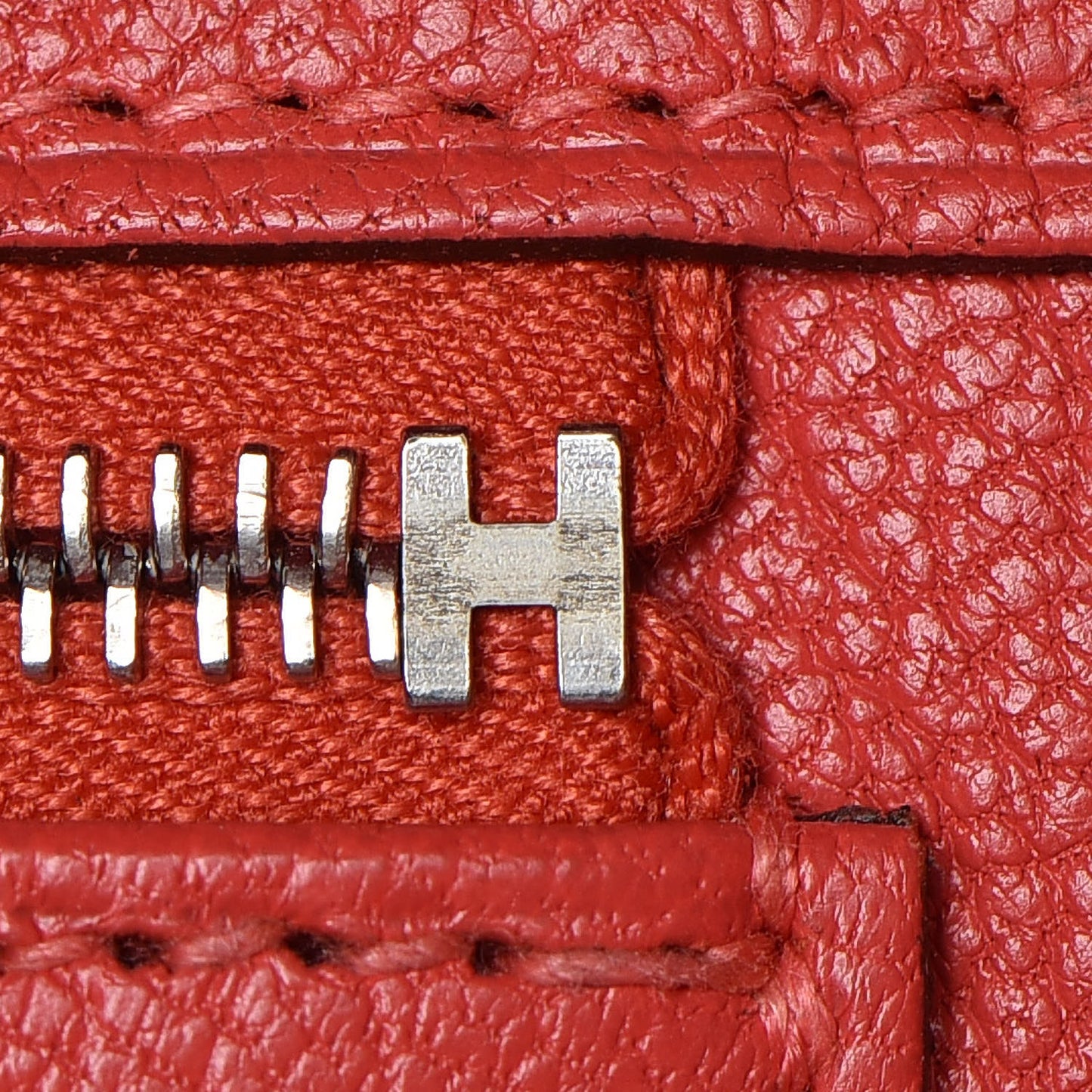 Togo Birkin 35 Rouge Pivoine