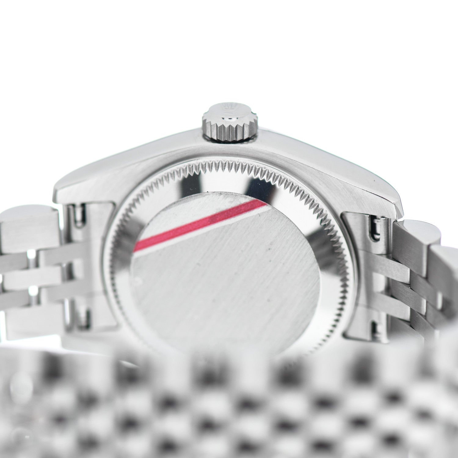 Rolex Stainless Steel 18K White Gold Diamond Mother of Pearl 26mm Oyster Perpetual Datejust Watch 179174 4 of 4