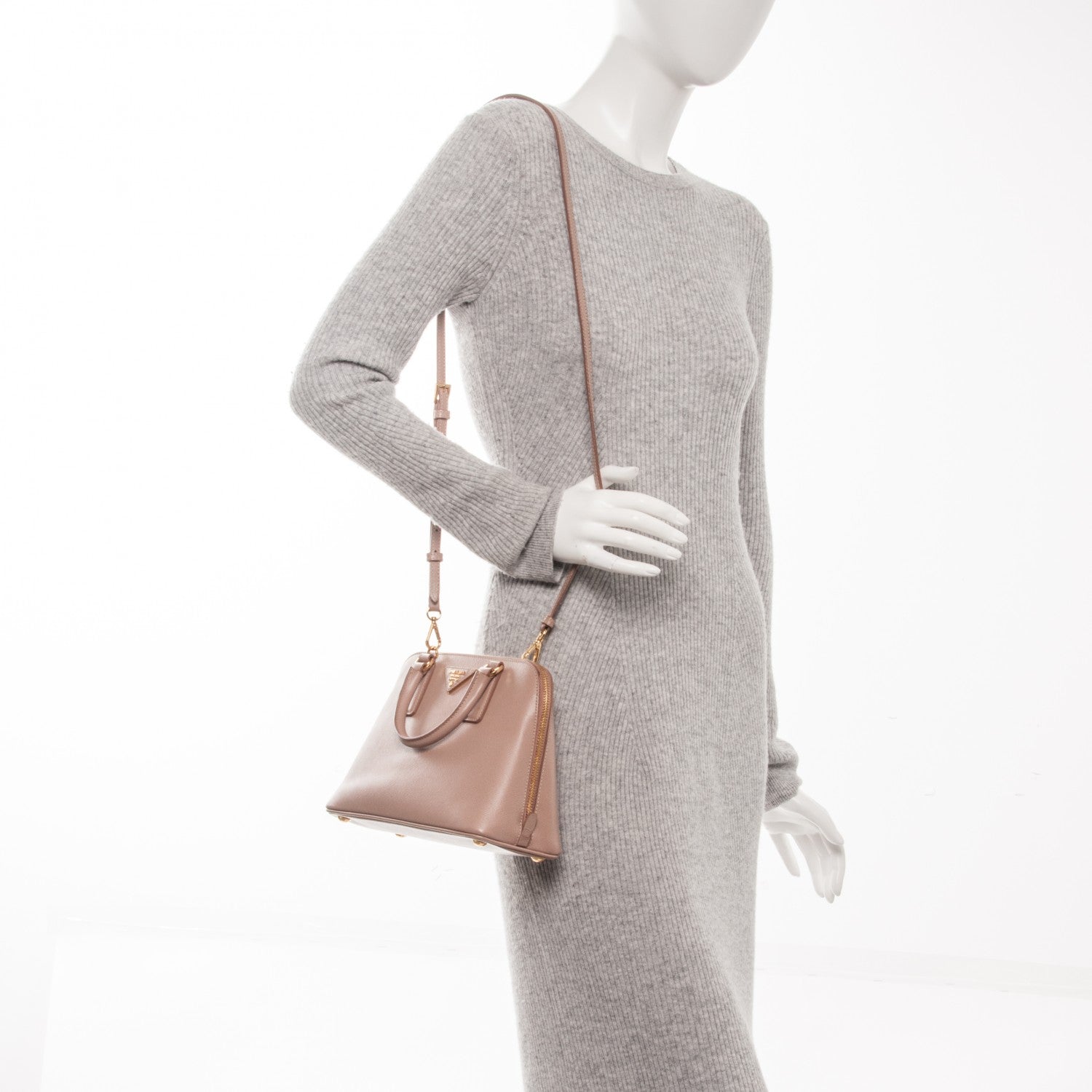 Prada Saffiano Lux Small Promenade Tote Cammeo 2 of 11