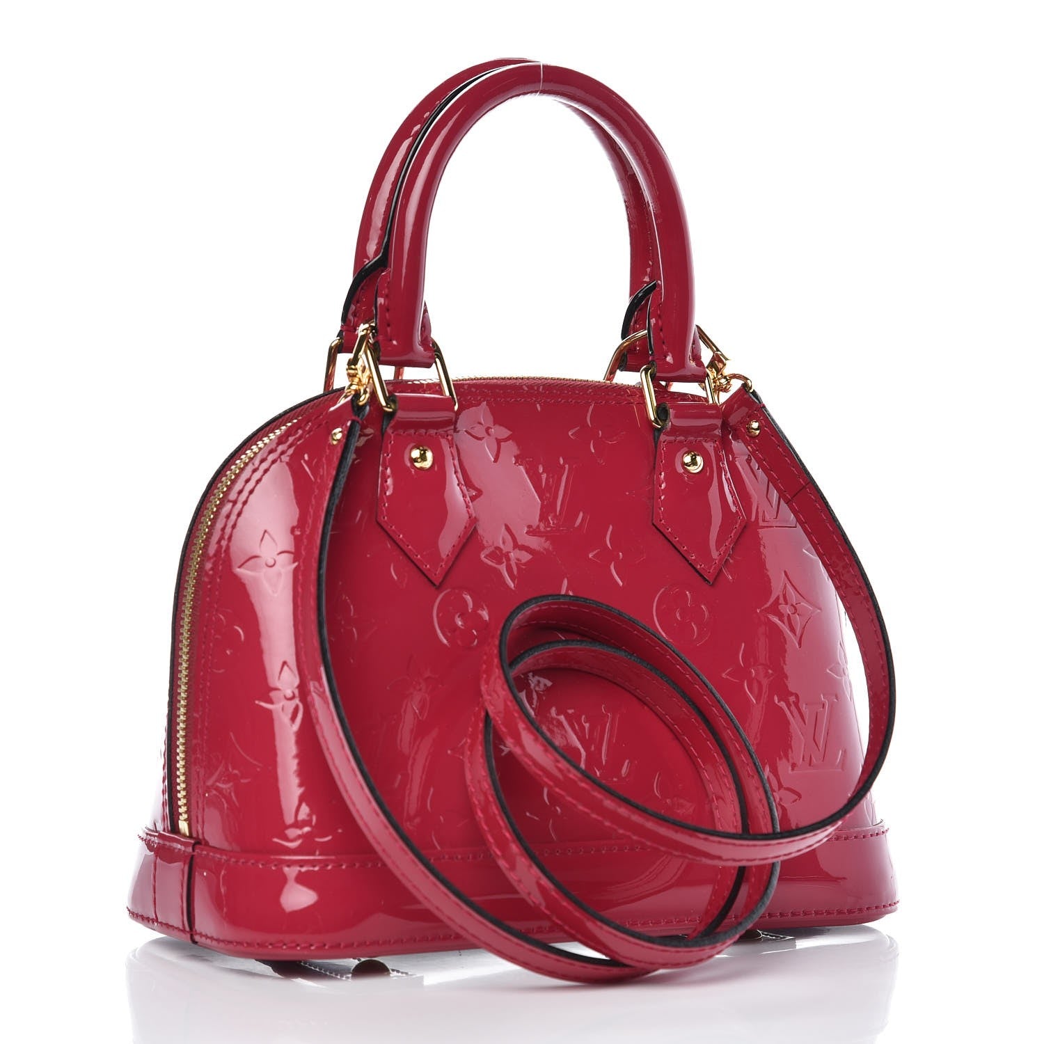 Louis Vuitton Vernis Alma BB Rose Indien 3 of 15