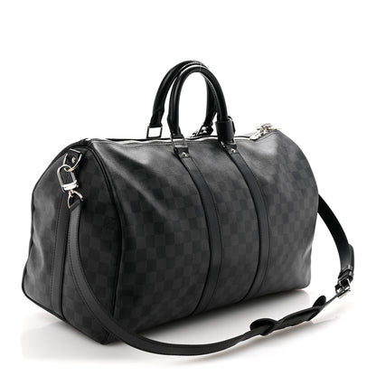 Louis Vuitton Damier Graphite Keepall Bandouliere 45 2 of 12