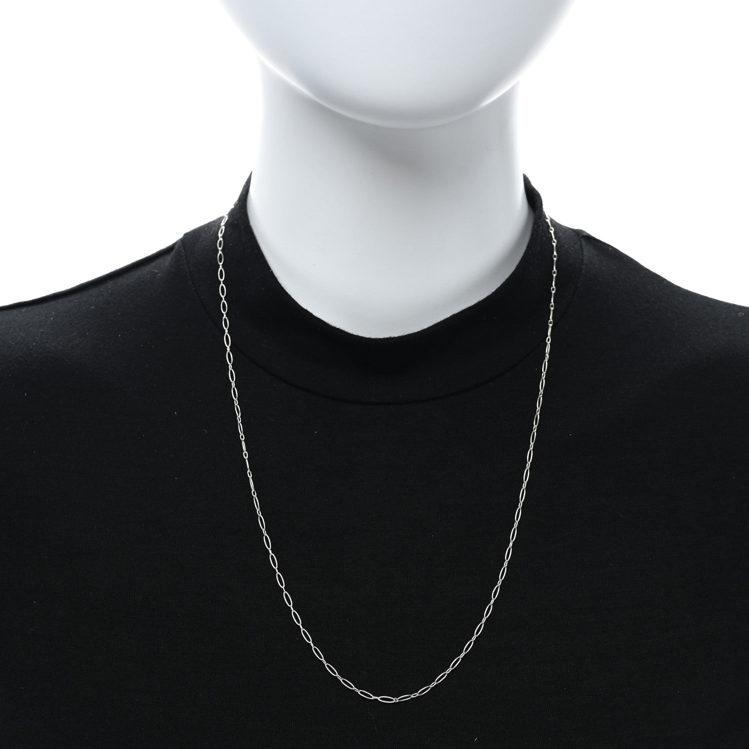 Tiffany Sterling Silver Oval Link Chain Necklace 22" 2 of 4