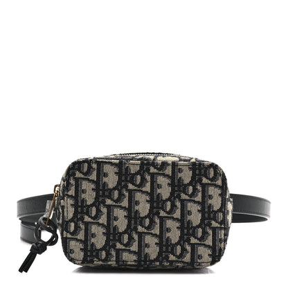Christian Dior Oblique Belt Pouch Blue 1 of 9