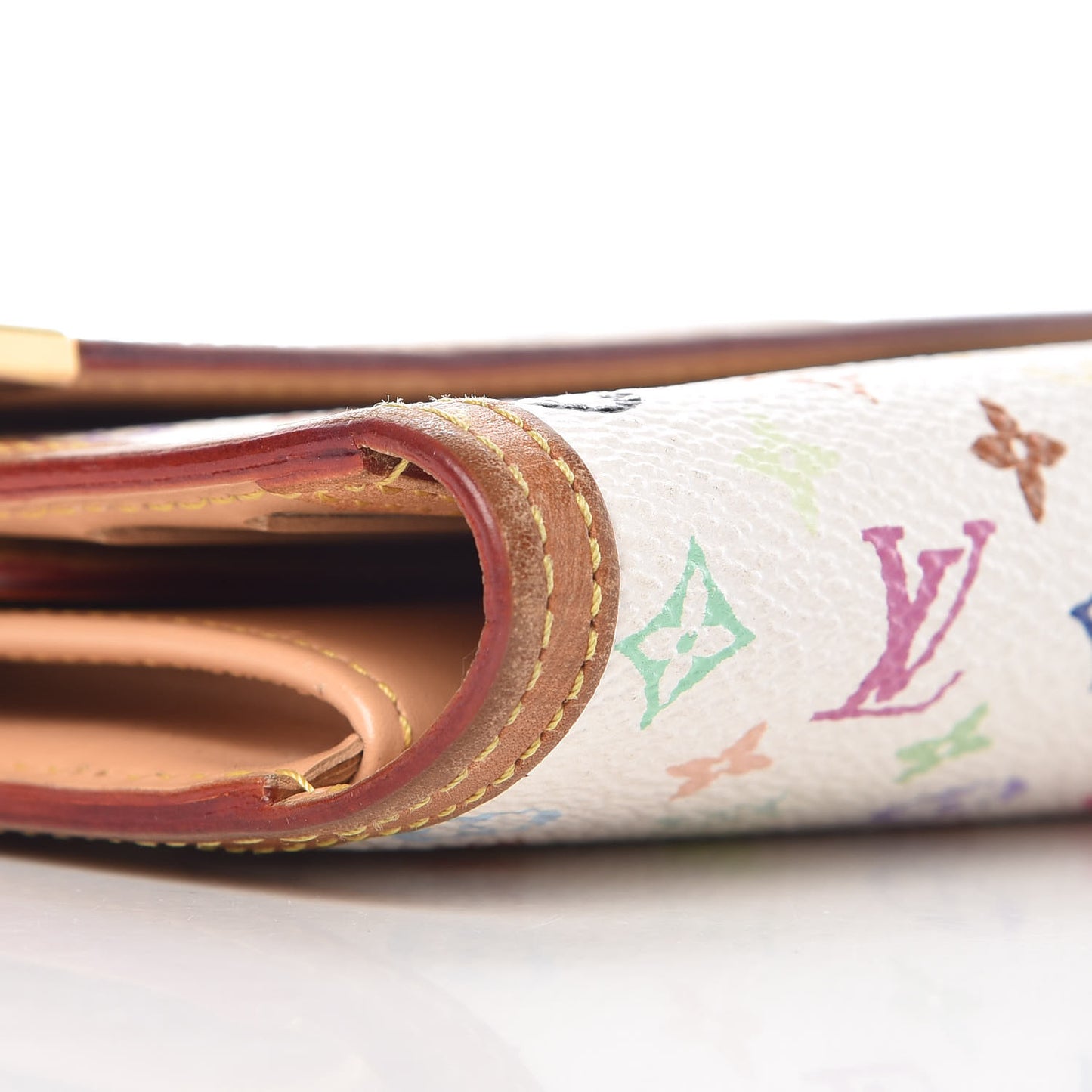 Monogram Multicolor Porte Tresor International Wallet White