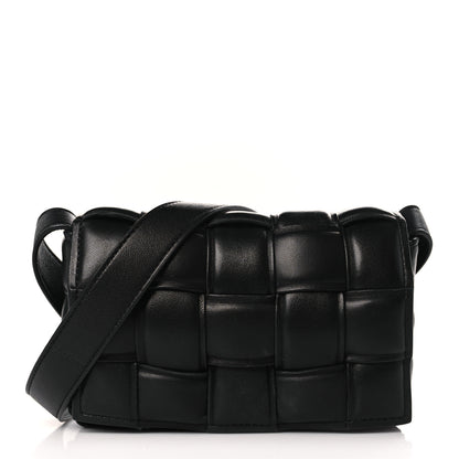 Bottega Veneta Nappa Maxi Intreccio Small Padded Cassette Crossbody Bag Black 1 of 9