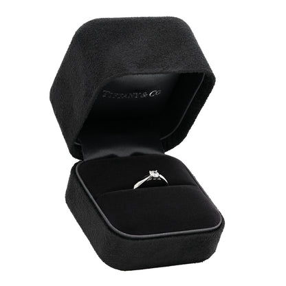 Tiffany Platinum Diamond .27ct Harmony Solitaire Engagement Ring 51 5.75 6 of 6