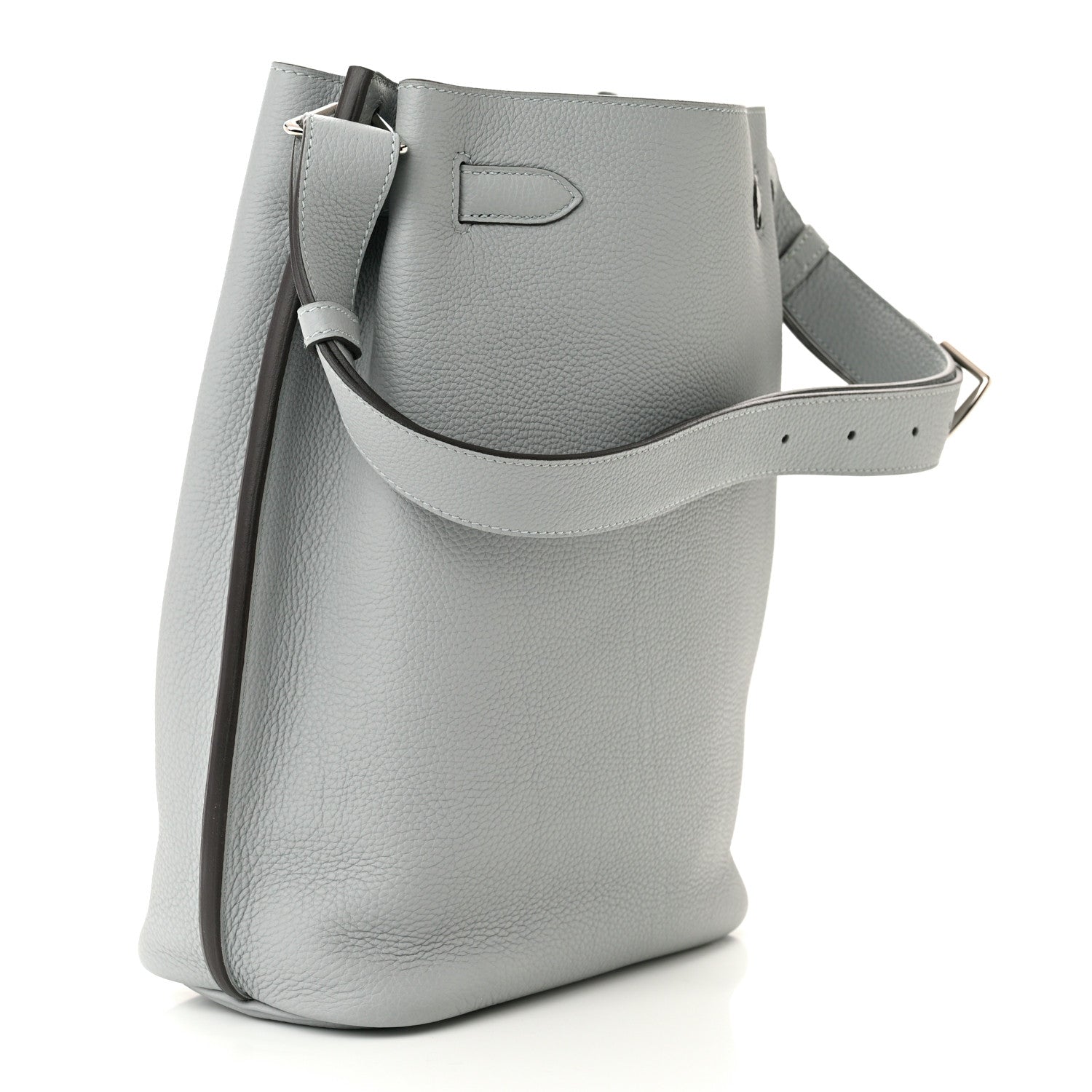 Hermes Togo So Kelly 22 Blue Glacier 3 of 10