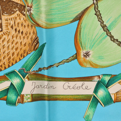 Hermes Silk Jardin Creole Scarf 90 3 of 7