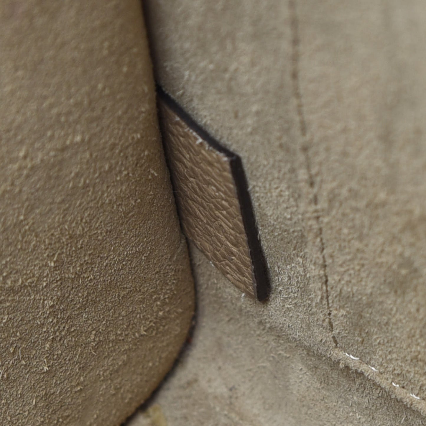 Drummed Calfskin Nano Luggage Dune