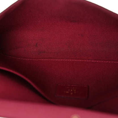 Louis Vuitton Monogram Pochette Felicie Chain Wallet Fuchsia 12 of 14