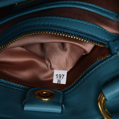Miu Miu Nappa Matelasse Tote Turchese 9 of 9