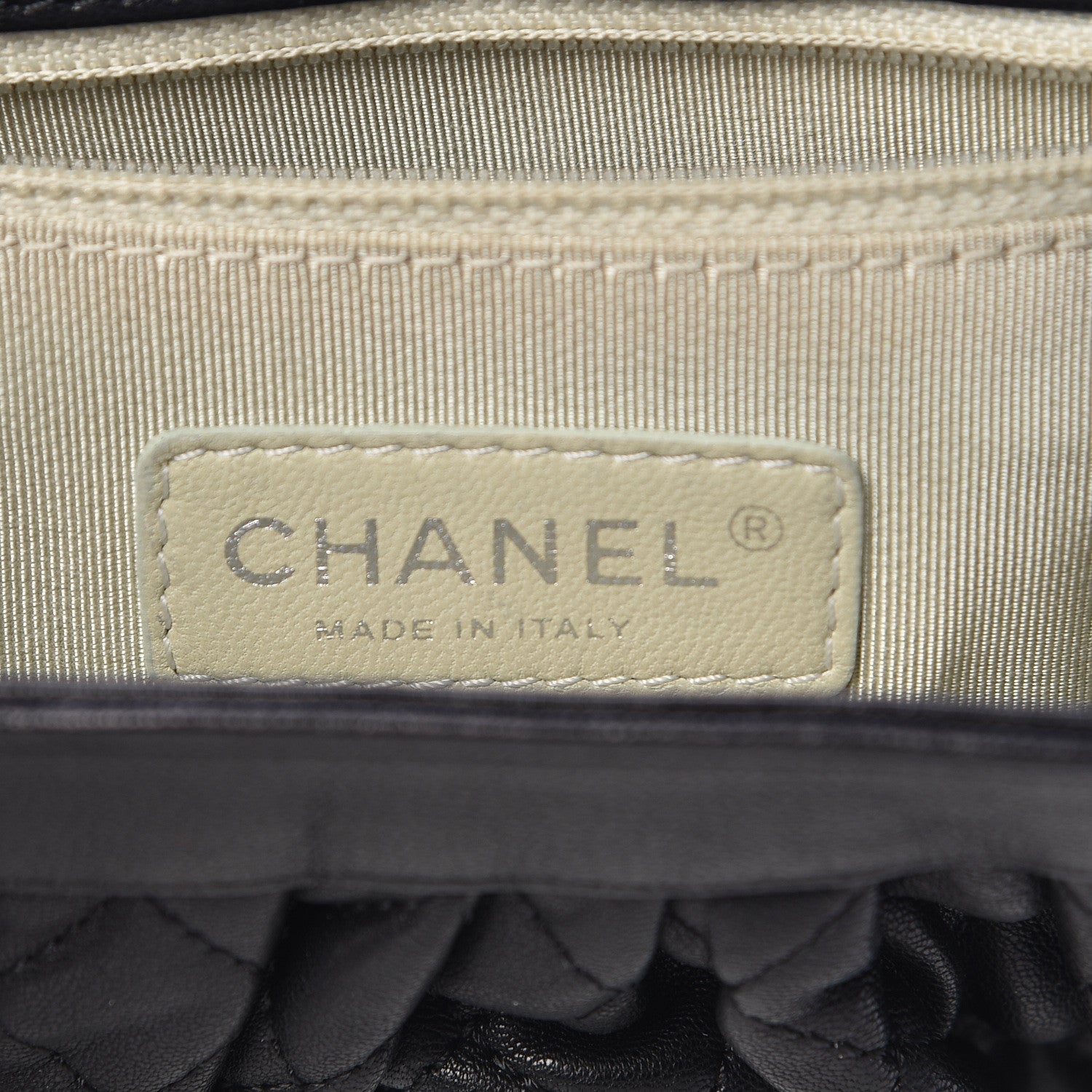 Chanel Washed Lambskin Quilted Mini Chain Around Flap Black 6 of 11