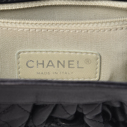 Chanel Washed Lambskin Quilted Mini Chain Around Flap Black 6 of 11