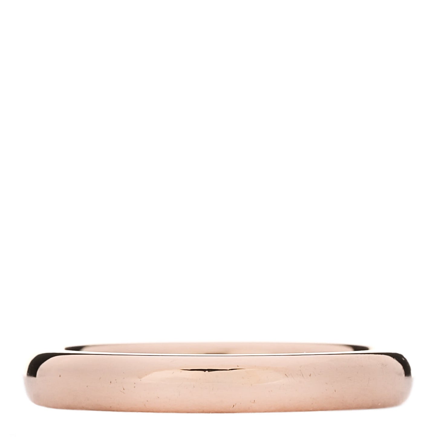 18K Rose Gold Diamond 3mm Elsa Peretti Band Ring 47 4.25