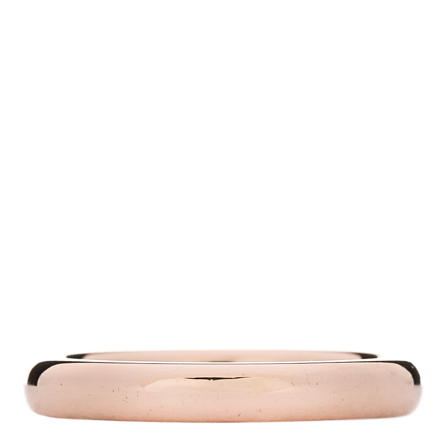 Tiffany 18K Rose Gold Diamond 3mm Elsa Peretti Band Ring 47 4.25 3 of 5