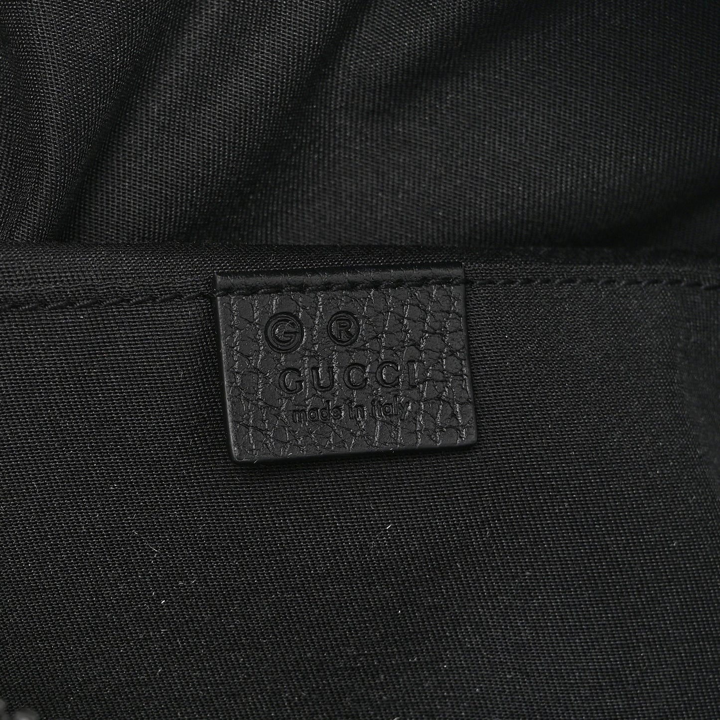 Nylon Monogram Fanny Pack Belt Bag Black