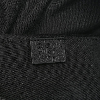 Gucci Nylon Monogram Fanny Pack Belt Bag Black 6 of 10