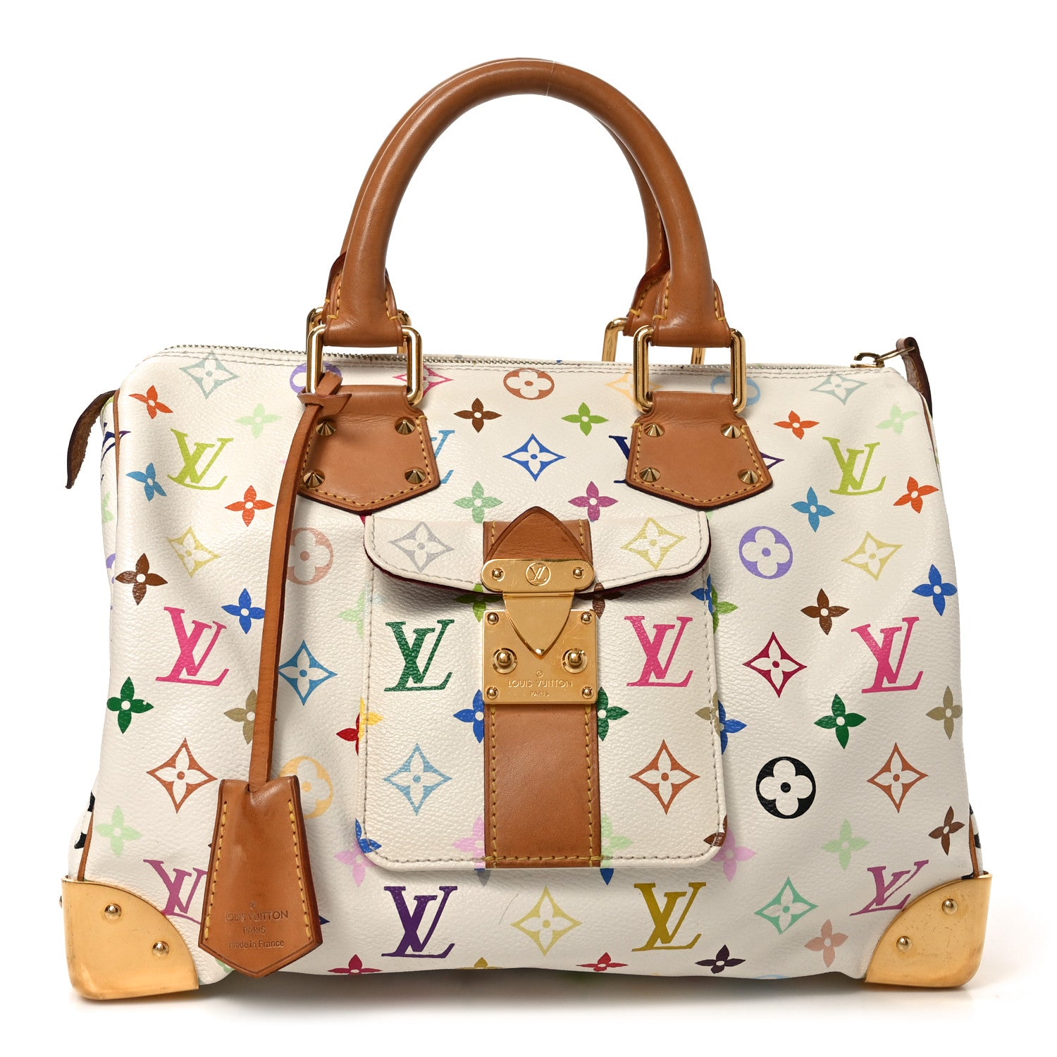 Louis Vuitton Monogram Multicolor Speedy 30 White 1 of 9