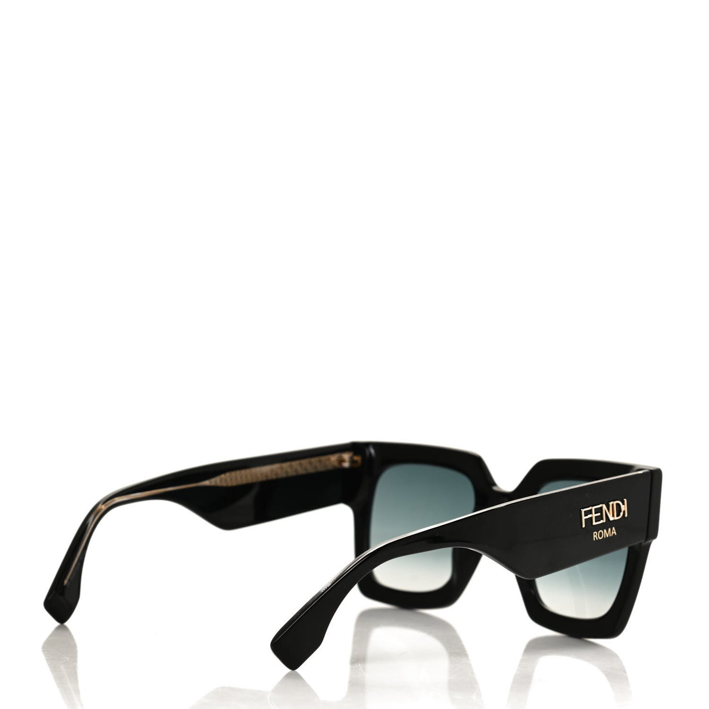 Acetate Fendi Roma Sunglasses FF 0457/G/S Black Blue