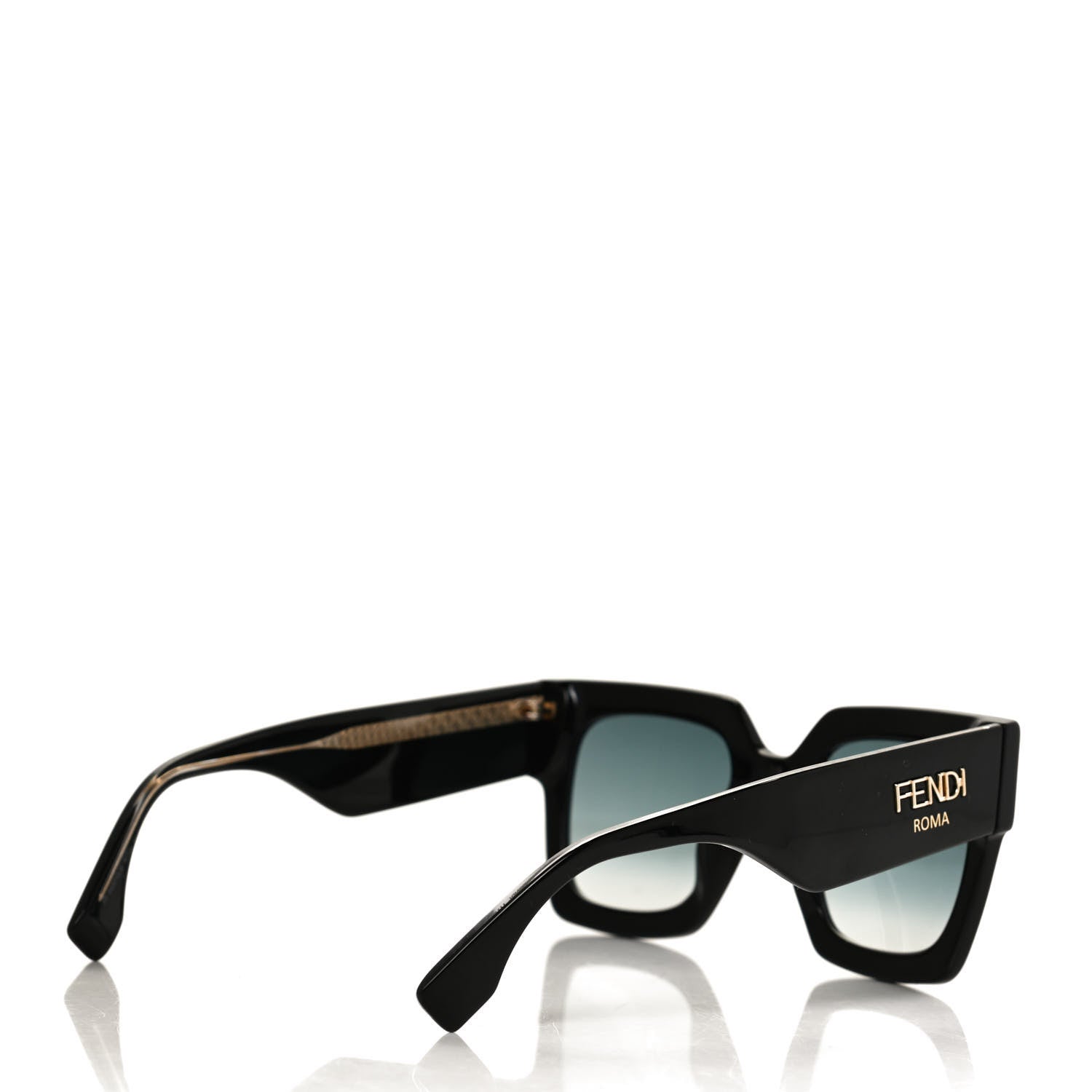 Fendi Acetate Fendi Roma Sunglasses FF 0457/G/S Black Blue 4 of 8