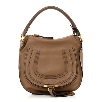 Chloe Calfskin Large Marcie Hobo Nut 1 of 10