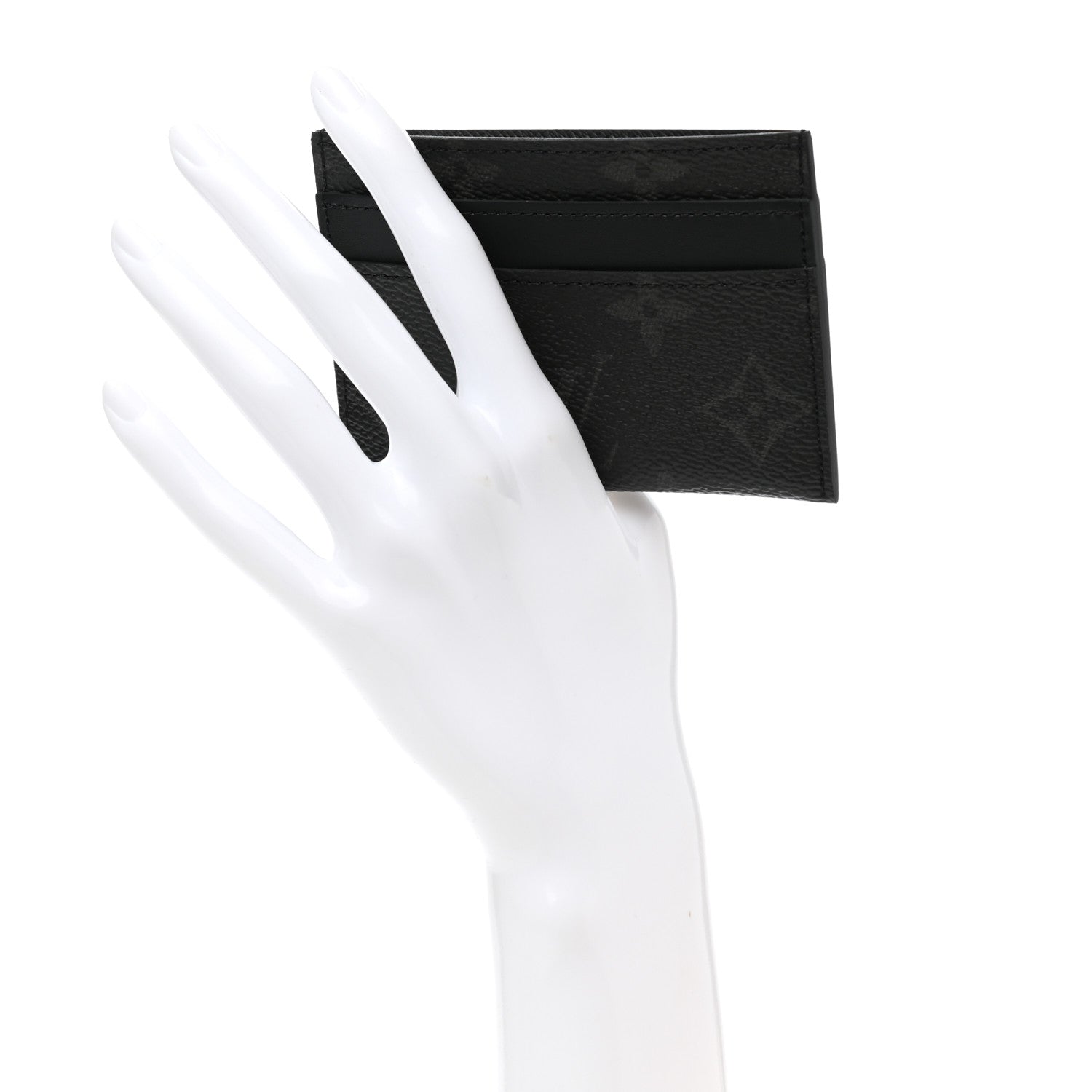 Louis Vuitton Monogram Eclipse Porte-Cartes Double Card Holder 2 of 7