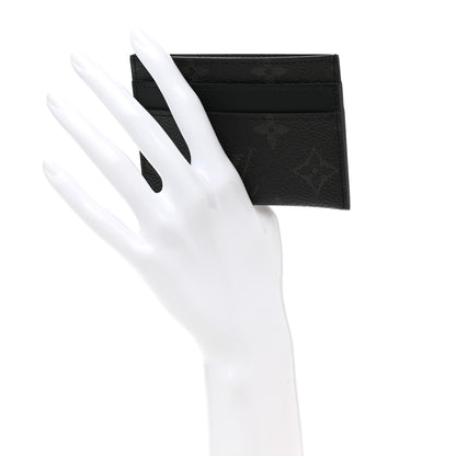 Louis Vuitton Monogram Eclipse Porte-Cartes Double Card Holder 2 of 7