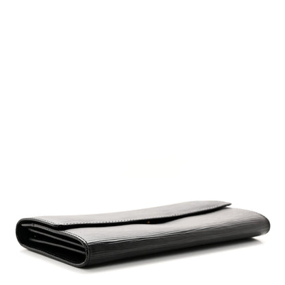 Louis Vuitton Epi Sarah Wallet Black 4 of 8