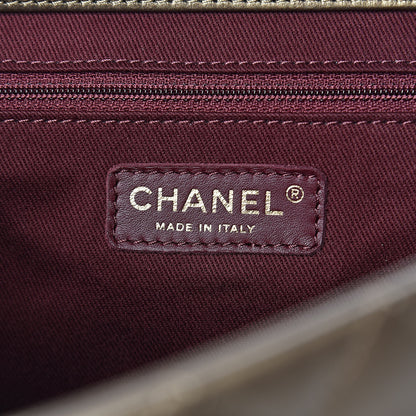 Chanel Metallic Calfskin Quilted Istanbul Accordion Flap Gold 7 of 11