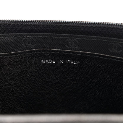 Chanel Goatskin Wallet on Chain WOC Black 6 of 12