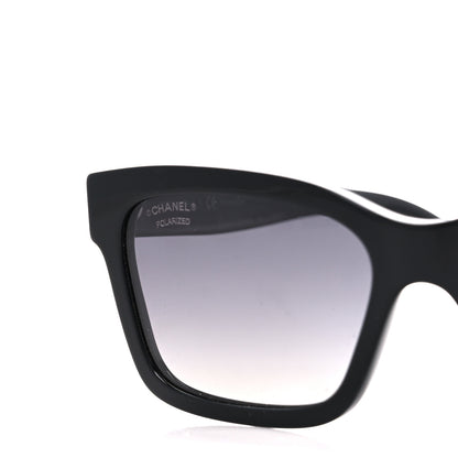 Chanel Acetate Polarized Square Sunglasses 5417-A Black 8 of 9