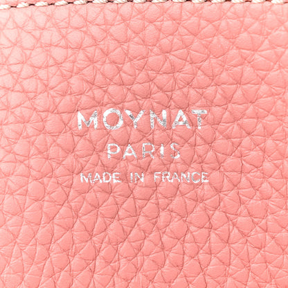 Moynat Taurillon Blush Calfskin Quattro Reversible Tote TPM Blue Pink 9 of 18