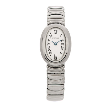 Cartier 18K White Gold 22mm Baignoire Quartz Watch 1 of 5