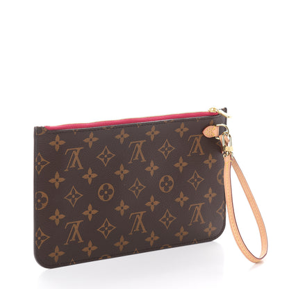 Louis Vuitton Monogram Neverfull MM GM Pochette Pivoine 2 of 5
