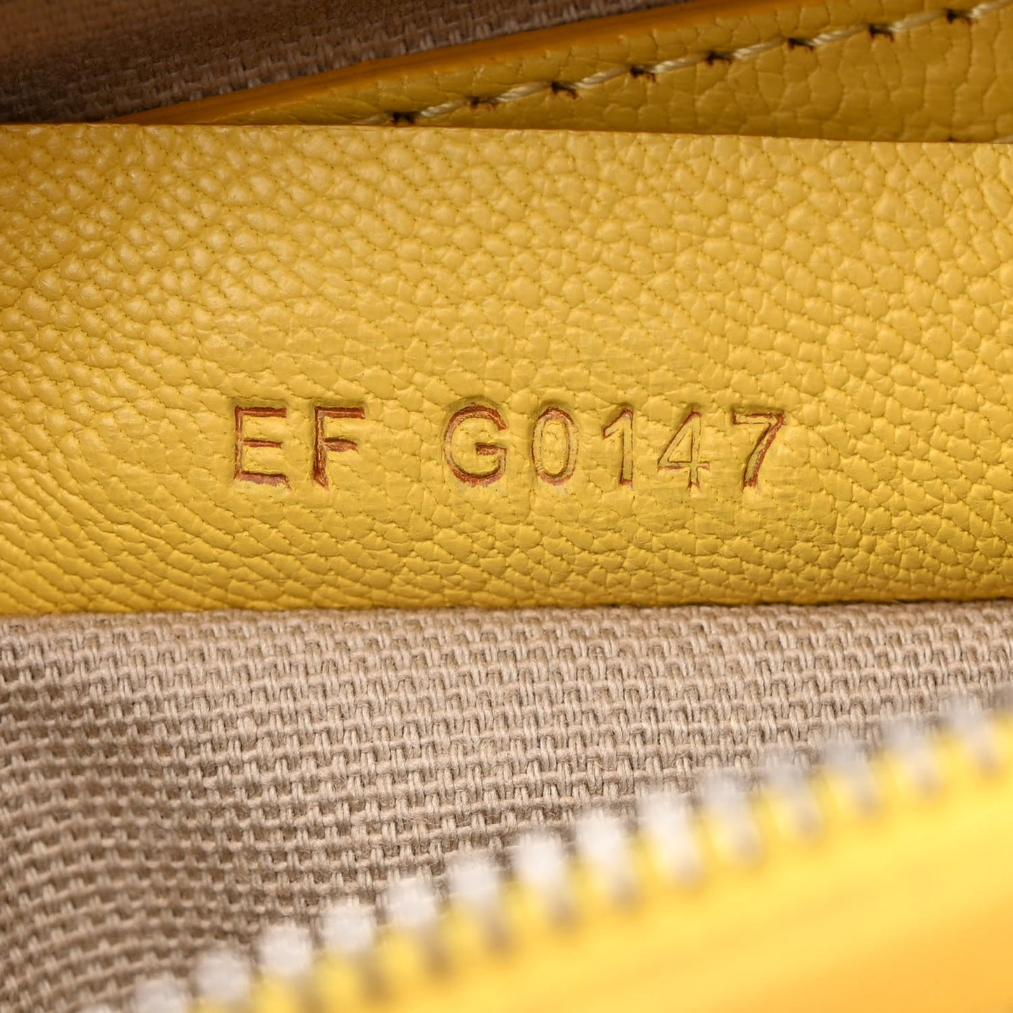 Sugar Goatskin Mini Pandora Yellow