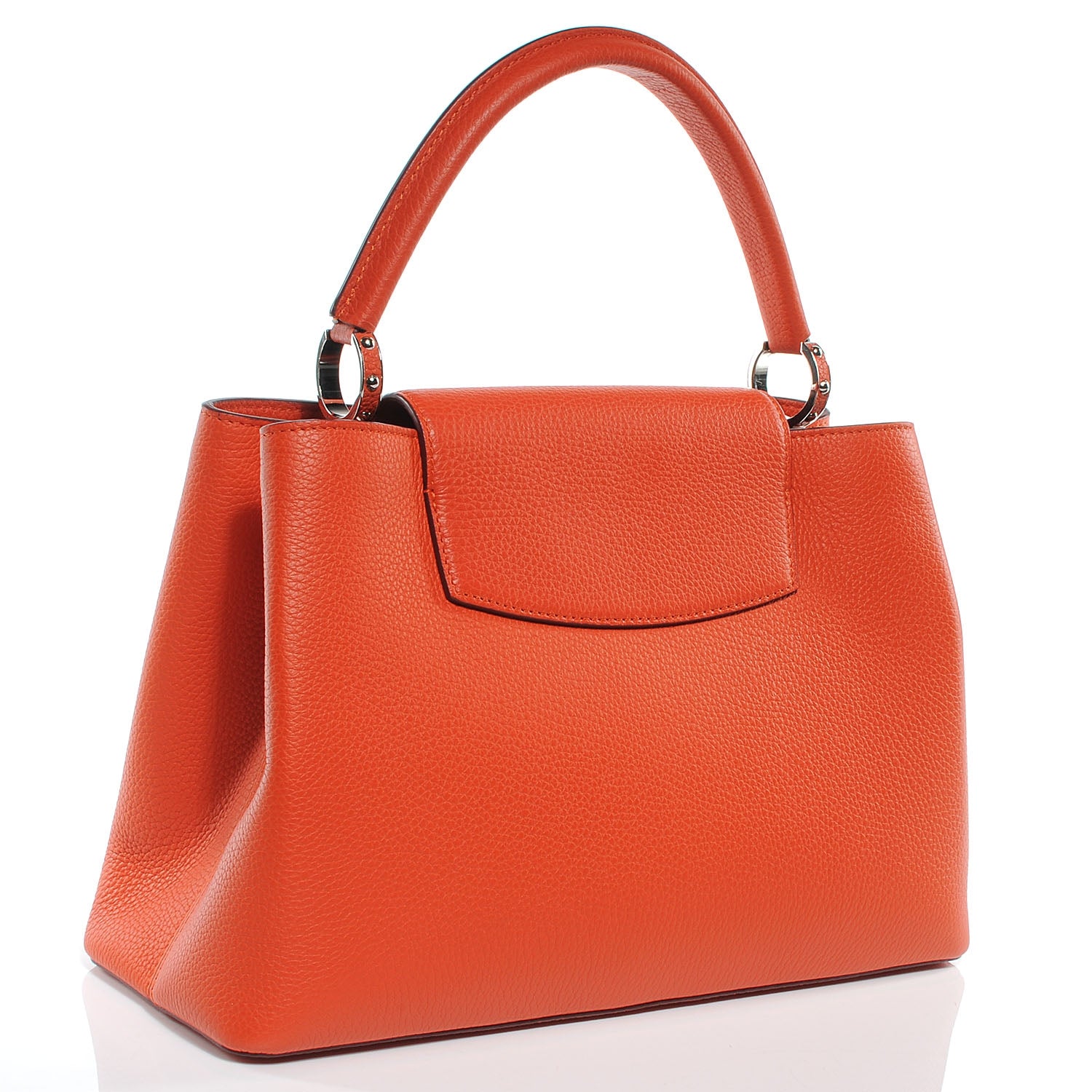 Louis Vuitton Taurillon Capucines MM Clementine 3 of 8