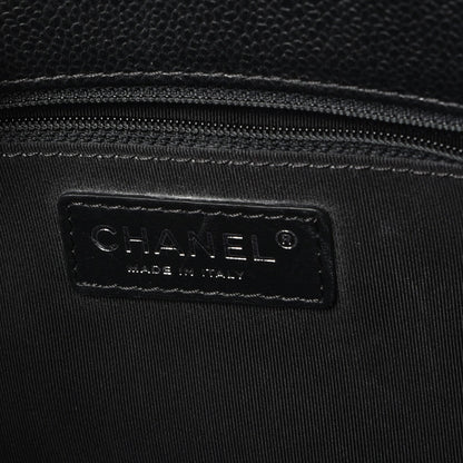 Chanel Caviar Quilted City Shopping Tote Black 6 of 10