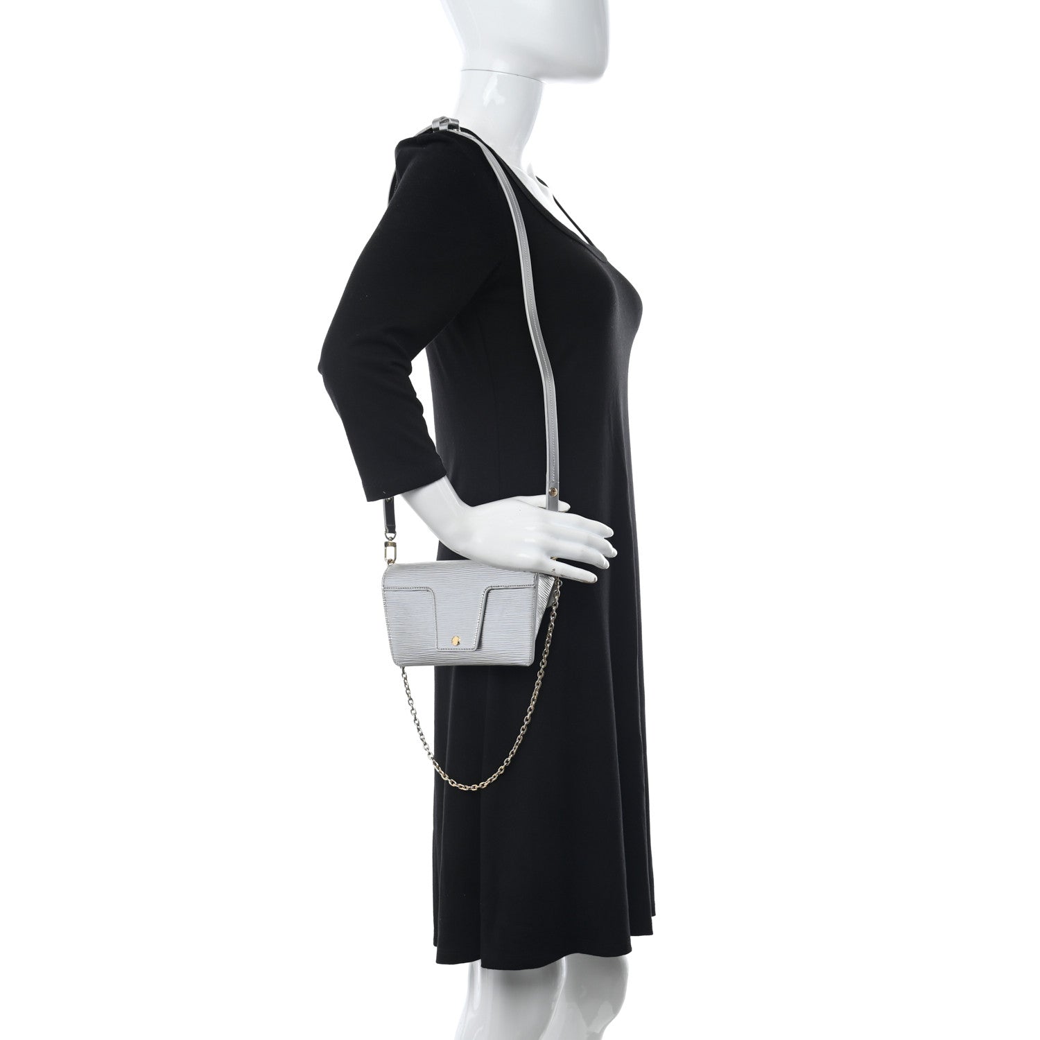 Louis Vuitton Epi Padlock On Strap Silver 2 of 9