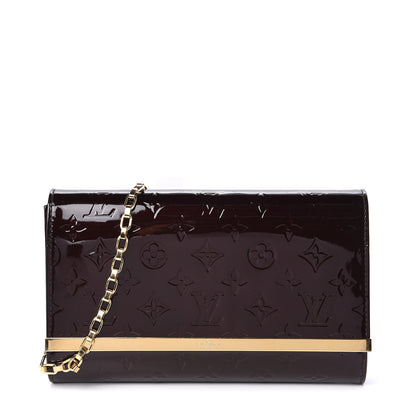 Louis Vuitton Vernis Ana Clutch Amarante 1 of 9